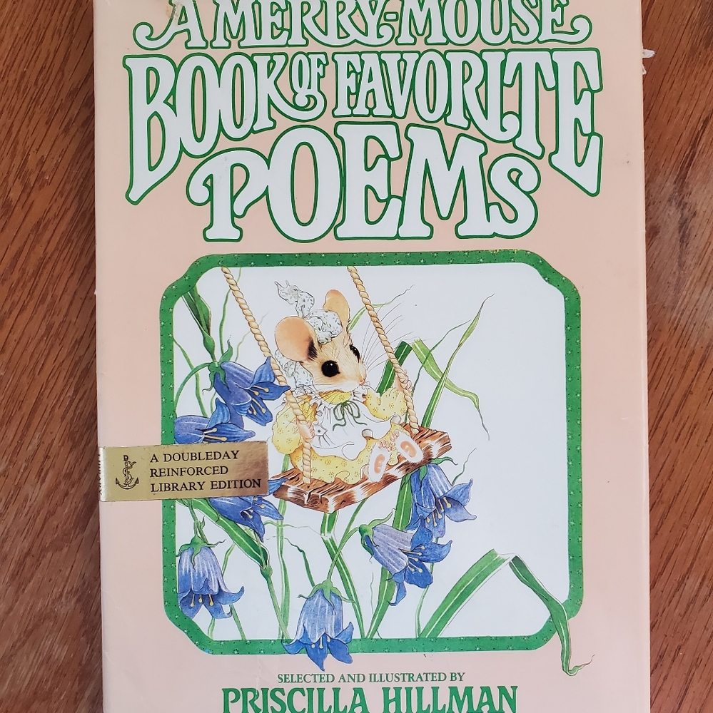 Vintage 1981 Merry Mouse Book Of Favorite Poems